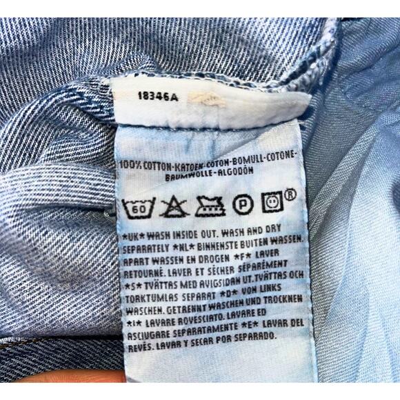 Levi’s 501 Button Fly Jeans 30x32 Blue Denim Made in Turkey Jan 1993 EUC - Picture 10 of 10